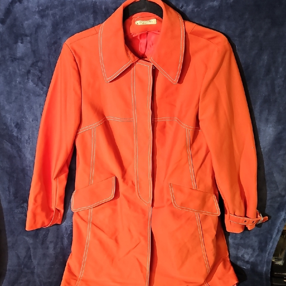 Vintage Sears Women's Orange Jacket